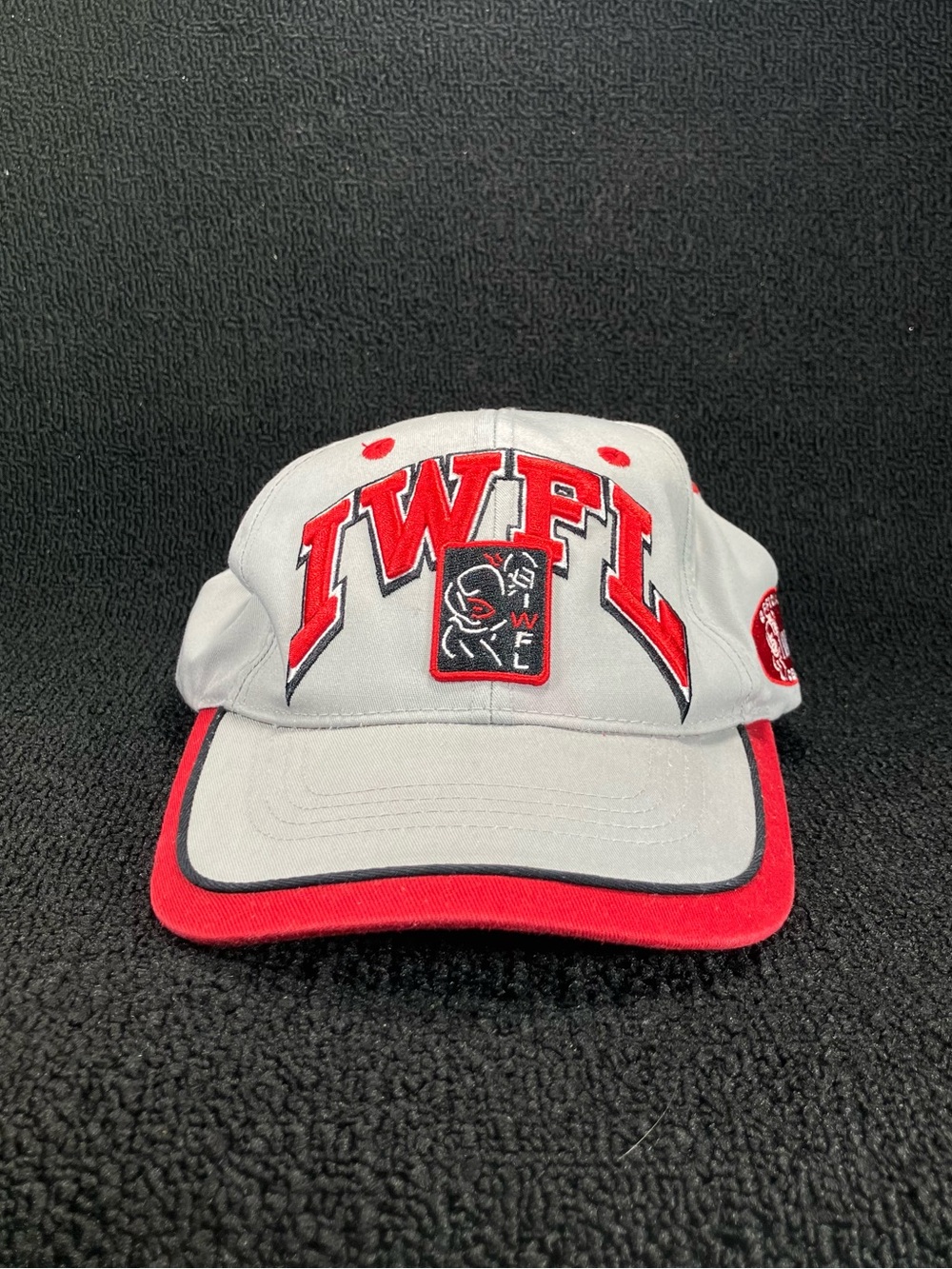 Vintage IWFL Hat Independent Womens Football League Cap Top Of The World TOW Red